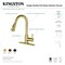 Gourmetier LS8723CTL Continental Single-Handle Pull-Down Kitchen Faucet, Brass LS8723CTL - alternate 2
